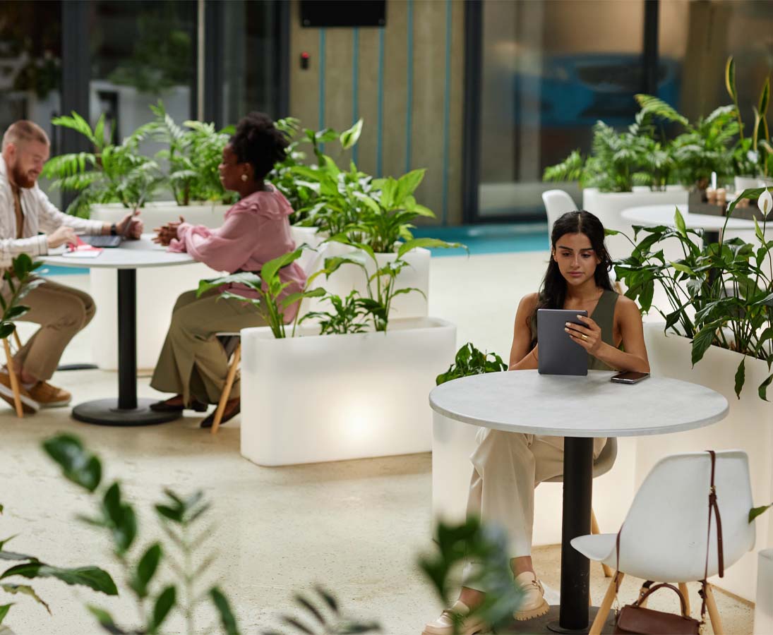 Künstliche Pflanzen COWorking Space
