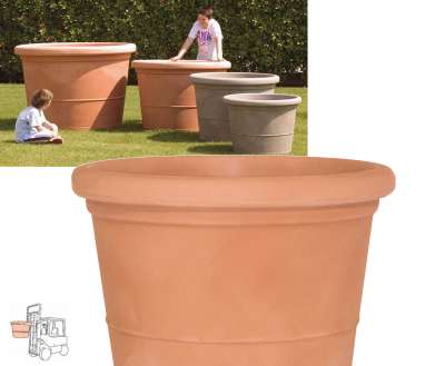 100 Kleine Kunststoff-Töpfe (5,1 Cm) – Terrakotta-Farbe, Ideal Für Kinderzimmer & Garten
