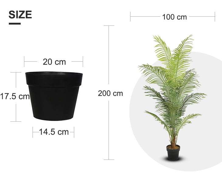 Günstige Künstliche Palme Areca mit 200cm bestellen