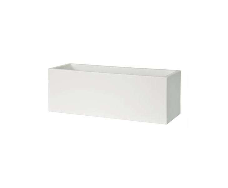 Mini Pflanzkasten weiß 50x18x18cm hier kaufen