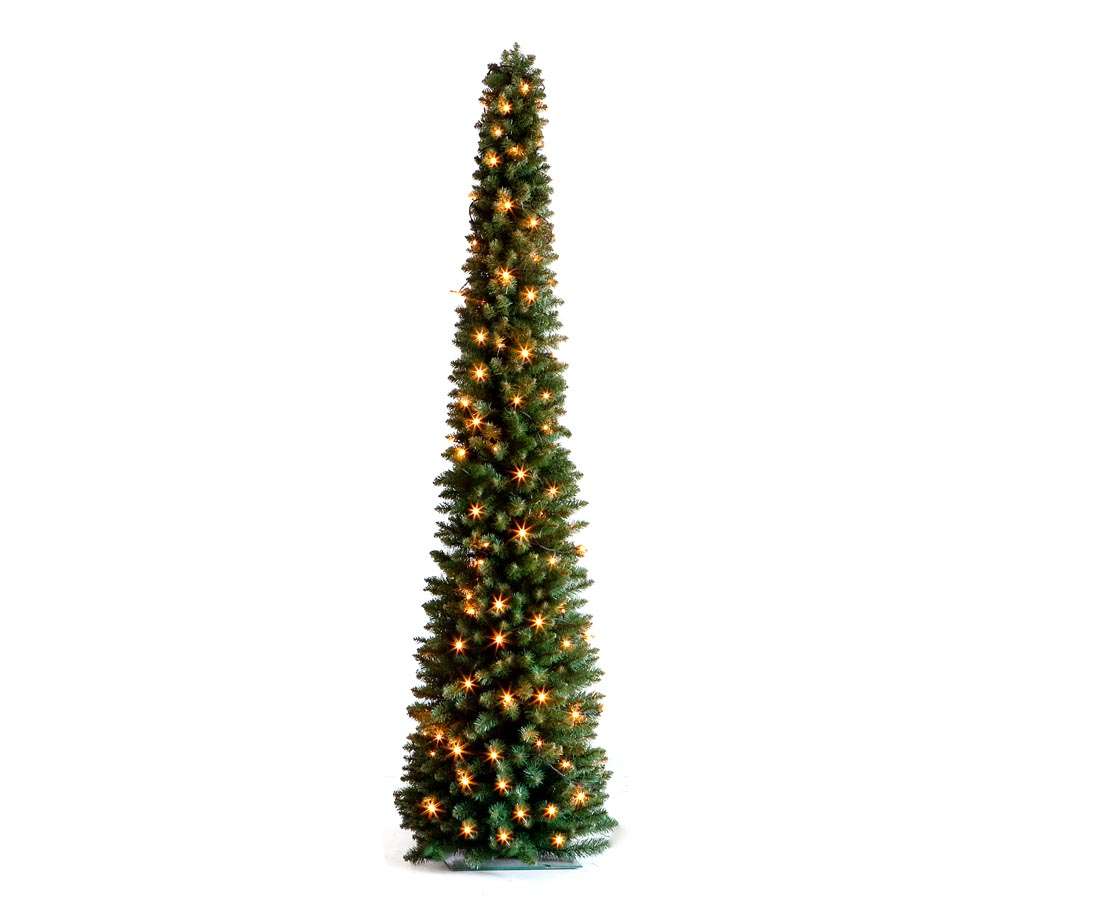 Weihnachtsbaum Säule mit LED Beleuchtung Höhe 210cm günstig shoppen