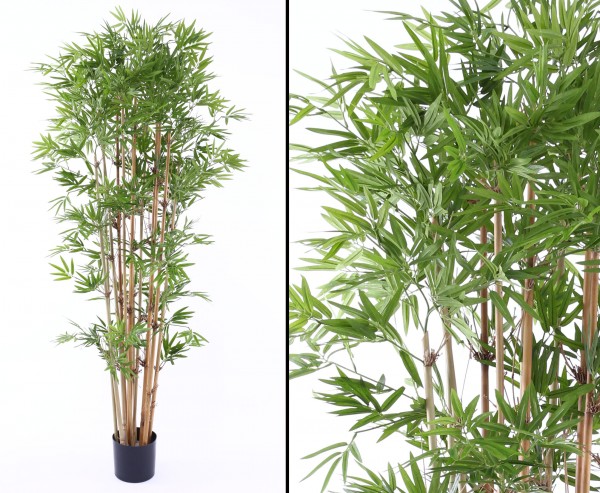 Bambus Kunstbaum UV geschützt und schwer entflammbar 180cm