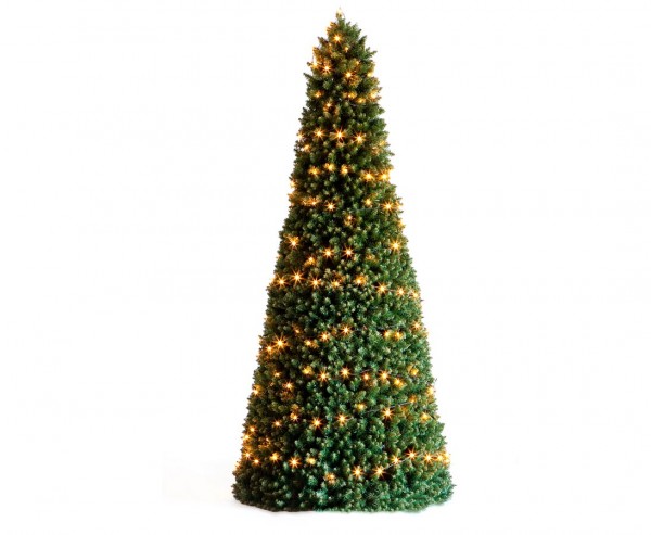 Weihnachtsbaum mit LED Beleuchtung Pyramide Höhe 210cm