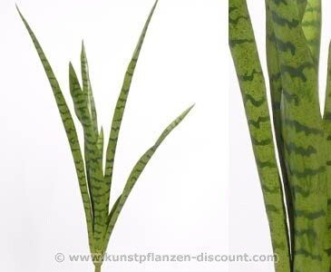 Sansevieria Kunstpflanze, 6 Blätter, Höhe ca. 80cm