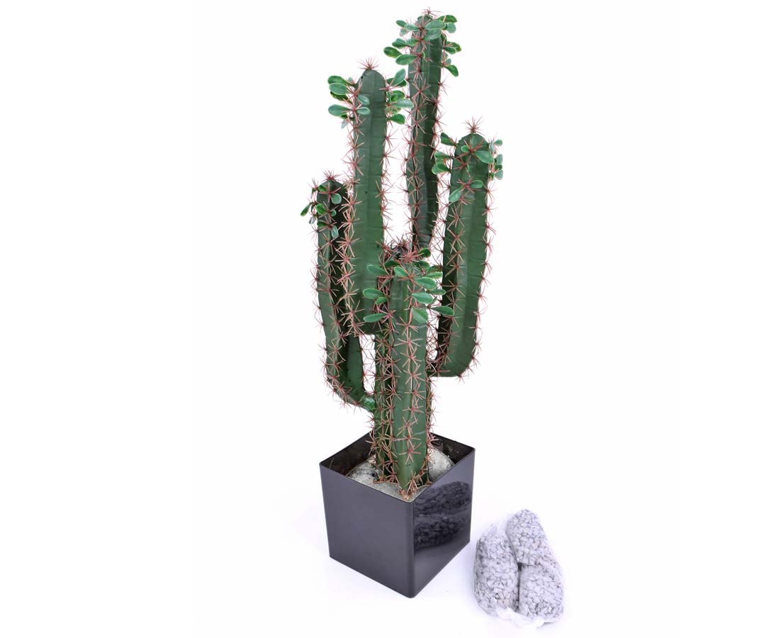 Künstlicher Deko Kaktus 24 cm aus Spritzguss