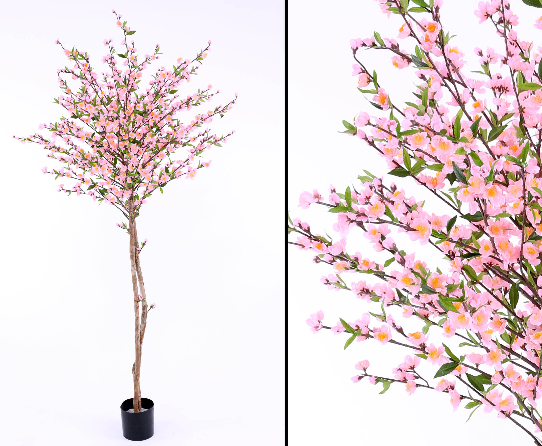 Künstlicher Kirschblüten Baum rosa farbig 210cm kaufen